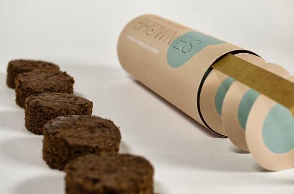 round custom brownie packaging box
for delicious browines