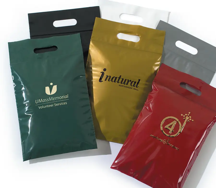 3 custom die cut mylar bags