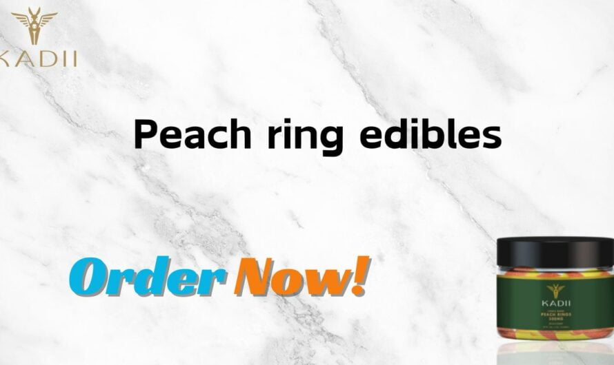 Blissful Peach Ring Edibles By Kadii Delightful Edible