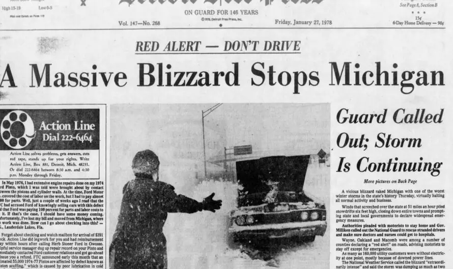 Remembering the Blizzard of 1978 – West Michigan’s Worst Winter Storm