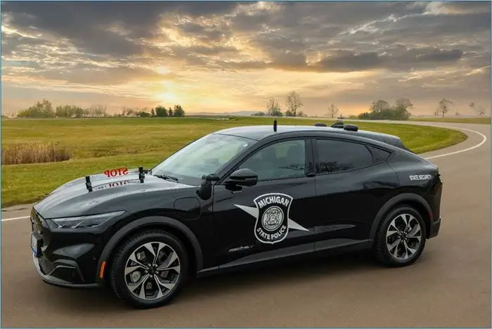 Michigan State Police Unveils New Electric Vehicle – Ford Mustang Mach-E Joins MSP Patrols