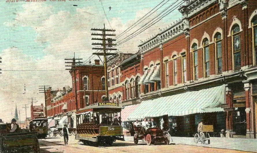 4 Historic Views of Bay City, Michigan in 1908