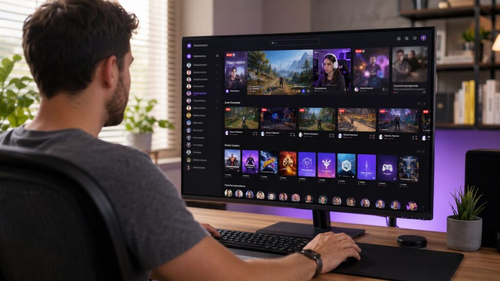 Navigating the Twitch Interface